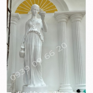 Tượng cô gái, tượng cô gái ôm bình, tượng composite