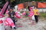chuyên cung cấp mô hình chim hồng hạc kích thước lớn